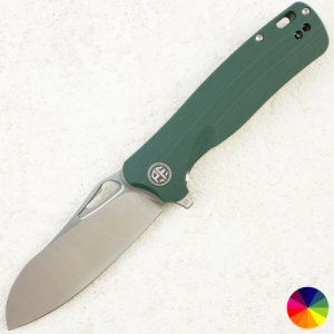 Нож Petrified Fish Bunta, D2 Satin, G10 Green Handle, PF868GR